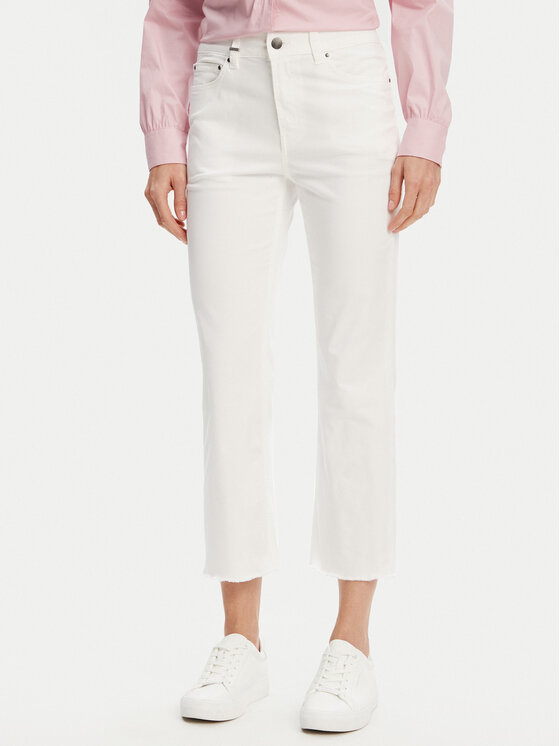 United Colors Of Benetton Дънки 46QRDE010 Екрю Flare Fit за Жени цена