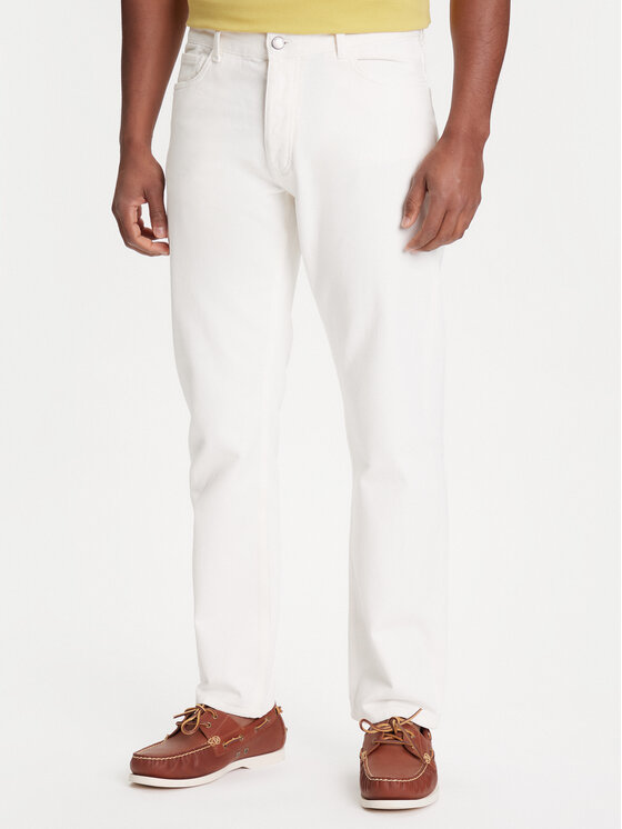 United Colors Of Benetton Дънки 4RZVUE01W Екрю Straight Fit за Мъже цена