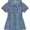 United Colors Of Benetton Дънкова рокля 41DWGV029 Син Regular Fit за Момичета цена