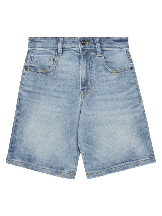 United Colors Of Benetton Дънкови шорти 4PORC903I Син Straight Fit за Момчета цена