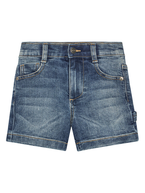 United Colors Of Benetton Дънкови шорти 4PORG902I Тъмносин Straight Fit за Момчета цена