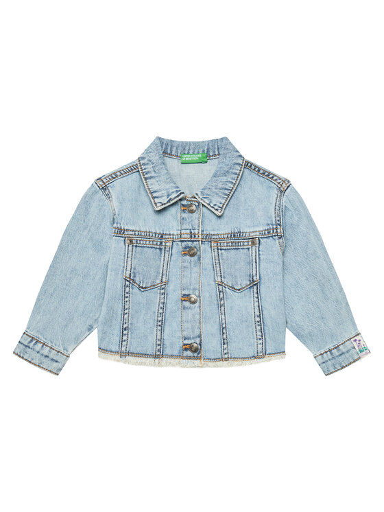 United Colors Of Benetton Дънково яке 2UTPGN03N Син Regular Fit за Момичета цена
