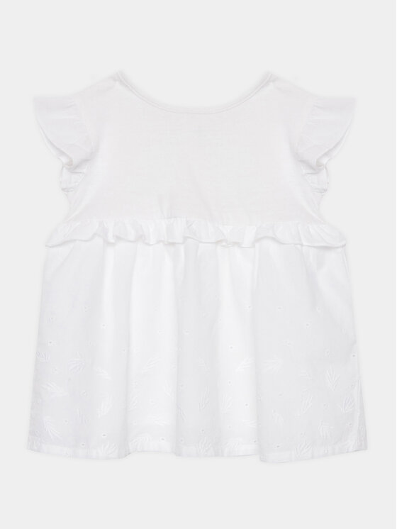 United Colors Of Benetton Ежедневна рокля 47YZAV00B Бял Regular Fit за Момичета цена