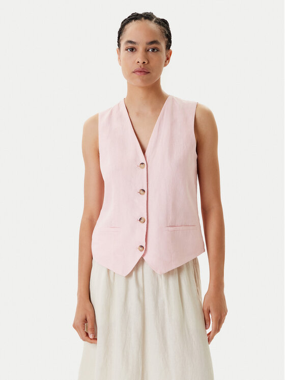 United Colors Of Benetton Елек 2AGHDJ00G Розов Slim Fit за Жени цена