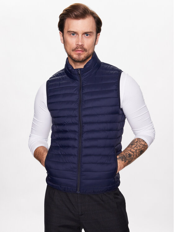 United Colors Of Benetton Елек 2BA2UJ005 Тъмносин Regular Fit за Мъже цена