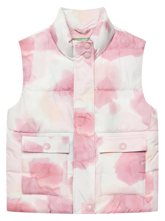 United Colors Of Benetton Елек 2M9GCJ00Y Розов Regular Fit за Момичета цена