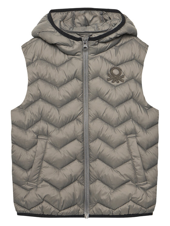 United Colors Of Benetton Елек 2TWDCJ00R Сив Regular Fit за Момчета цена