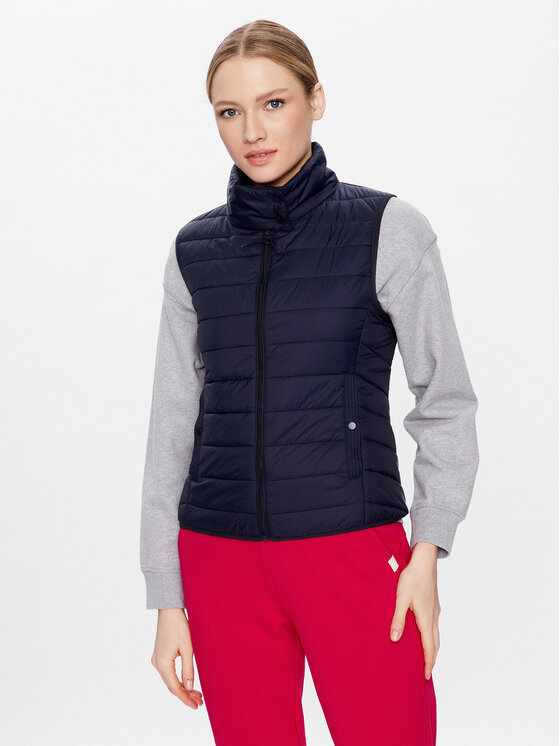 United Colors Of Benetton Жилетка за костюм 2TWDDJ003 Тъмносин Regular Fit за Жени цена