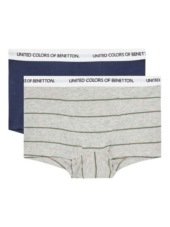 United Colors Of Benetton Комплект 2 чифта боксерки 3PRJ0X01D Цветен за Момчета цена