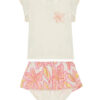 United Colors Of Benetton Комплект тишърт и панталонки 3O7SAK015 Бежов Regular Fit за Момичета цена