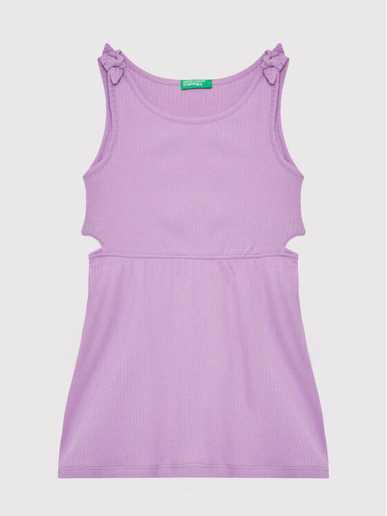 United Colors Of Benetton Лятна рокля 3HCGCV005 Виолетов Regular Fit за Момичета цена