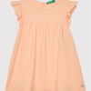 United Colors Of Benetton Лятна рокля 3Z7QGV002 Оранжев Regular Fit за Момичета цена