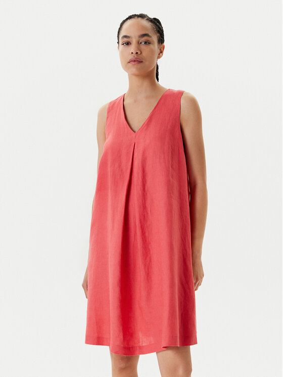 United Colors Of Benetton Лятна рокля 4AGHDV0AX Червен Relaxed Fit за Жени цена