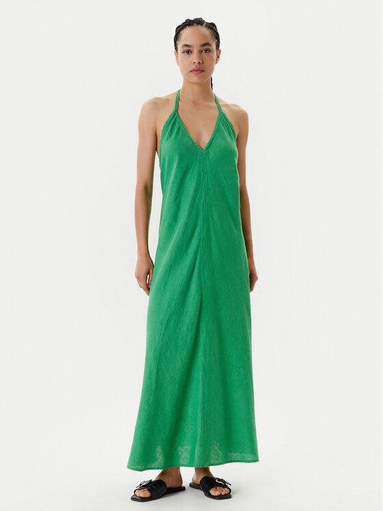 United Colors Of Benetton Лятна рокля 4AGHDV0BF Зелен Regular Fit за Жени цена