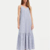 United Colors Of Benetton Лятна рокля 4SZRDV0B8 Син Relaxed Fit за Жени цена