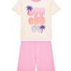 United Colors Of Benetton Пижама 30960P08O Розов Regular Fit за Момичета цена