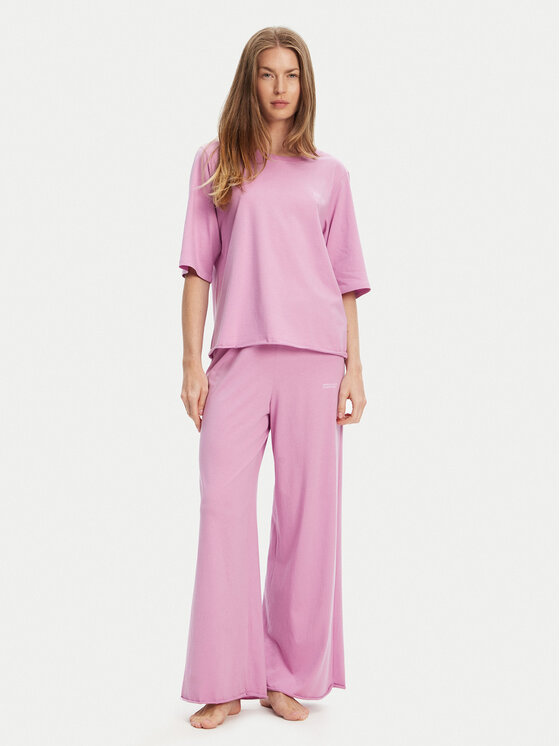 United Colors Of Benetton Пижама 35VB3P03P Розов Loose Fit за Жени цена