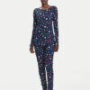 United Colors Of Benetton Пижама 3SUP3P03N Тъмносин Regular Fit за Жени цена