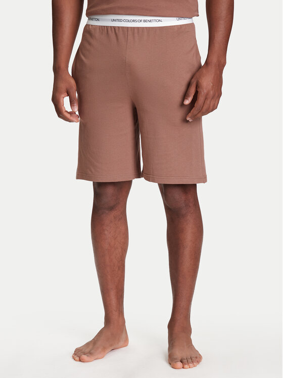 United Colors Of Benetton Пижамени шорти 30964900D Бежов Regular Fit за Мъже цена