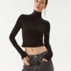 United Colors Of Benetton Поло 35JBD200N Черен Slim Fit за Жени цена
