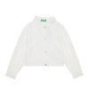 United Colors Of Benetton Преходно яке 21AQCN060 Бял Regular Fit за Момичета цена