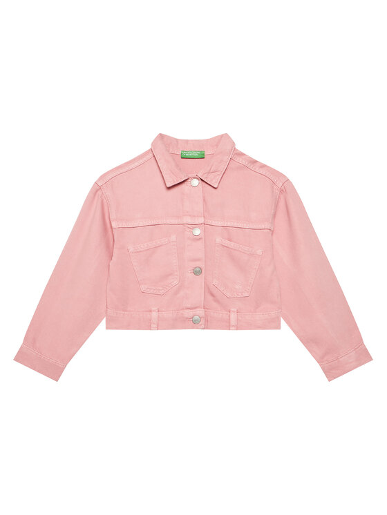 United Colors Of Benetton Преходно яке 21AQCN060 Розов Regular Fit за Момичета цена