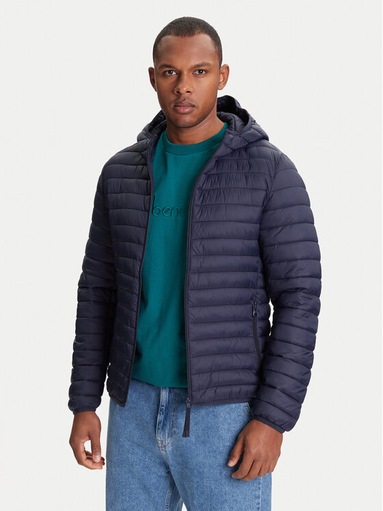 United Colors Of Benetton Преходно яке 2TWDUN06I Тъмносин Regular Fit за Мъже цена