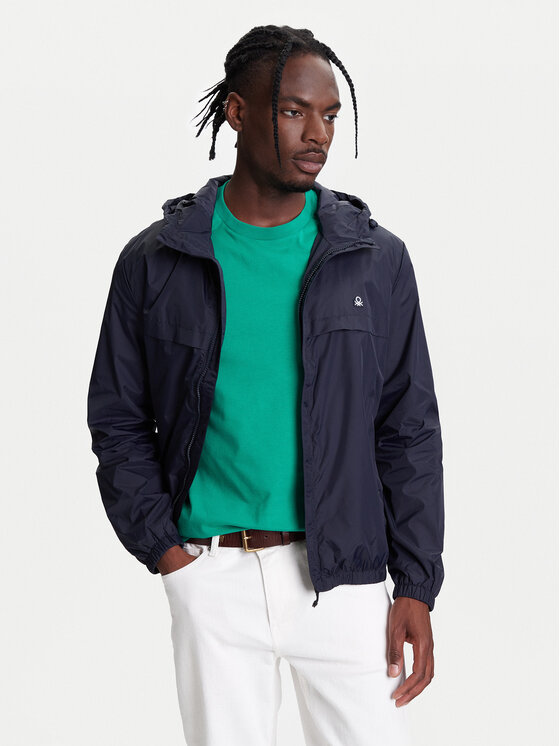 United Colors Of Benetton Преходно яке 2VDWUN06A Тъмносин Regular Fit за Мъже цена