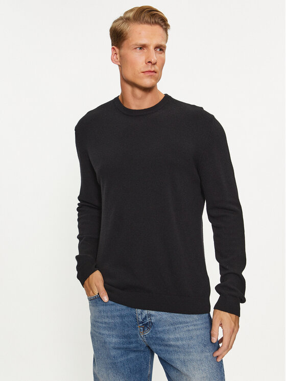 United Colors Of Benetton Пуловер 1002U1G34 Черен Regular Fit за Мъже цена