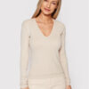 United Colors Of Benetton Пуловер 1091D4625 Бежов Regular Fit за Жени цена