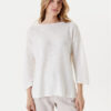 United Colors Of Benetton Пуловер 115GD10CT Бял Boxy Fit за Жени цена