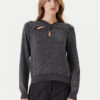 United Colors Of Benetton Пуловер 1194D10C4 Сив Regular Fit за Жени цена