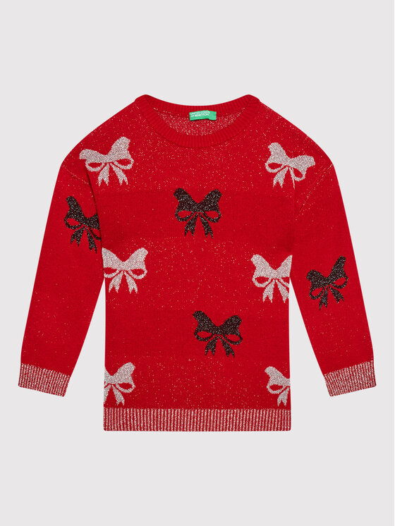 United Colors Of Benetton Пуловер 1194Q1134 Червен Regular Fit за Момичета цена