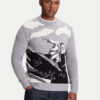 United Colors Of Benetton Пуловер 1244K108R Сив Regular Fit за Мъже цена