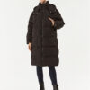 United Colors Of Benetton Пухено яке 2JF8DN02U Черен Regular Fit за Жени цена