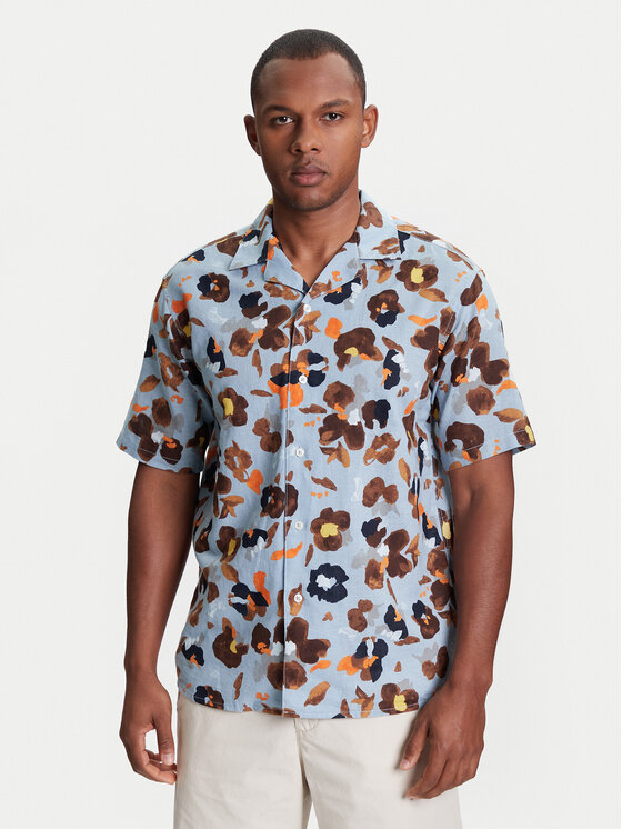 United Colors Of Benetton Риза 5HPWUQ05B Син Regular Fit за Мъже цена