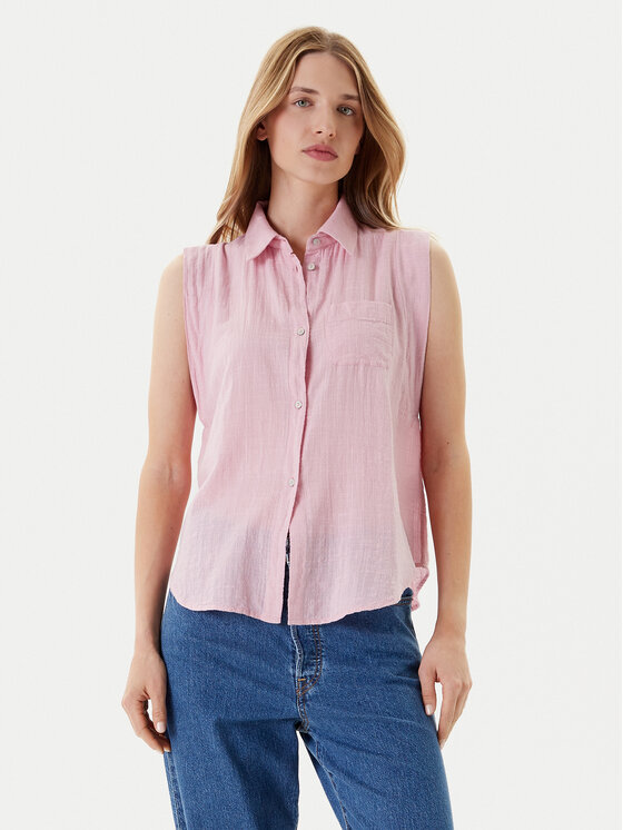 United Colors Of Benetton Риза 5ONVDQ0C1 Розов Regular Fit за Жени цена