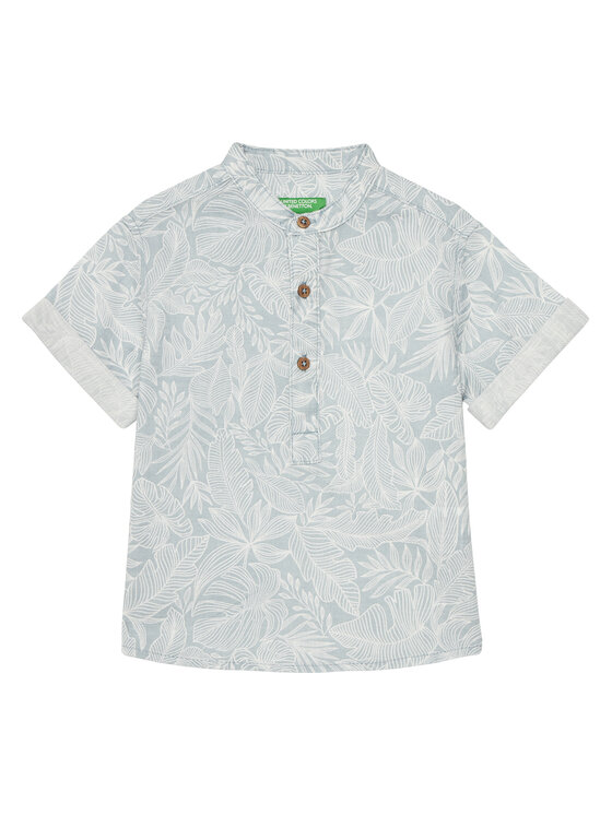 United Colors Of Benetton Риза 5OUGGQ02G Син Regular Fit за Момчета цена