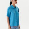 United Colors Of Benetton Риза 5WPWDQ0B1 Син Regular Fit за Жени цена
