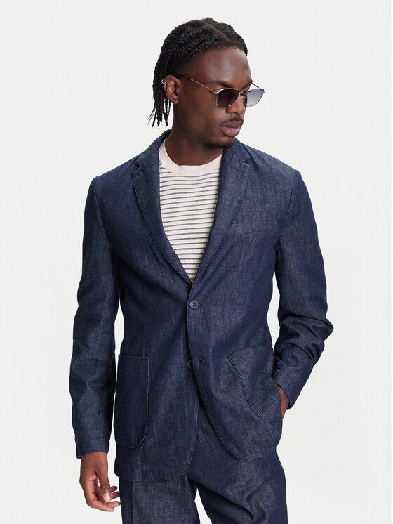 United Colors Of Benetton Сако 20QFUW01X Тъмносин Regular Fit за Мъже цена