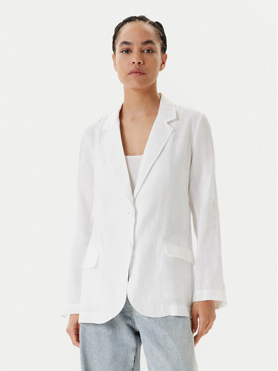 United Colors Of Benetton Сако 2AGHDW00R Бял Regular Fit за Жени цена