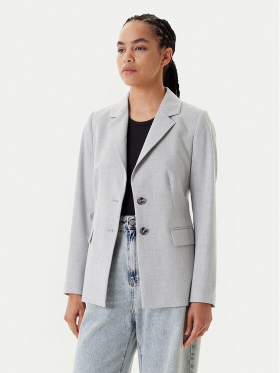 United Colors Of Benetton Сако 2R4CDW02W Сив Slim Fit за Жени цена