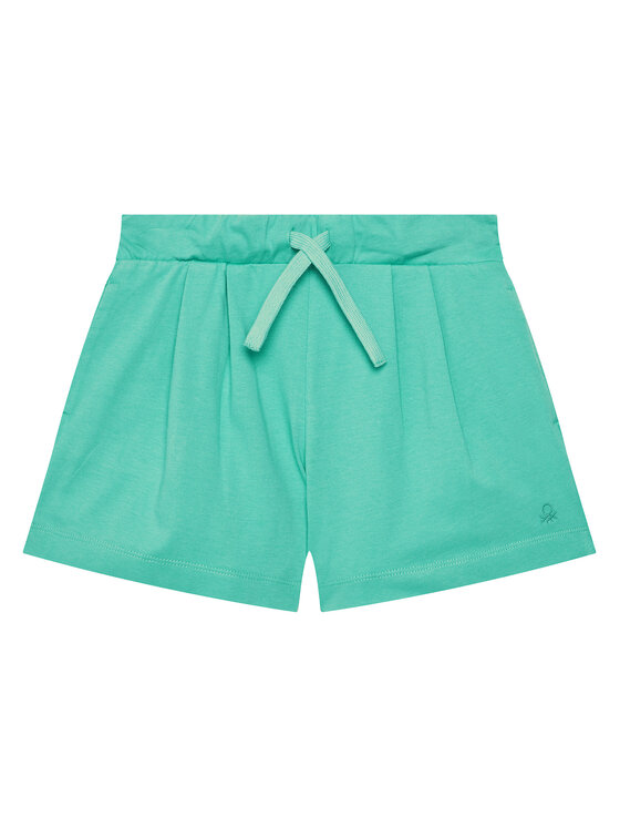 United Colors Of Benetton Спортни шорти 3BL0C903I Зелен Regular Fit за Момичета цена