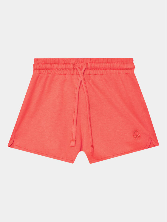 United Colors Of Benetton Спортни шорти 3I1XG900N Червен Regular Fit за Момичета цена