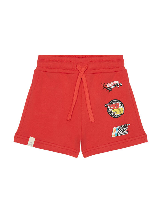 United Colors Of Benetton Спортни шорти 3J68G901O Червен Regular Fit за Момчета цена