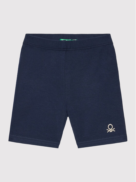 United Colors Of Benetton Спортни шорти 3MT1I0576 Тъмносин Slim Fit за Момичета цена