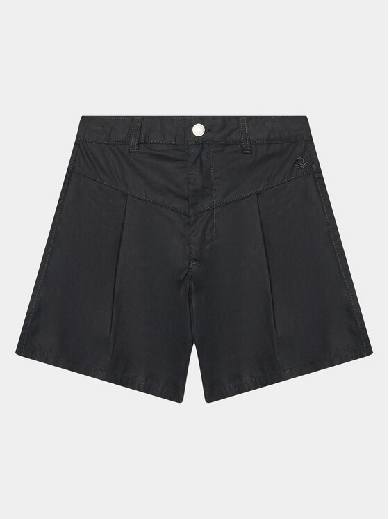 United Colors Of Benetton Спортни шорти 4AC7C901M Черен Regular Fit за Момичета цена