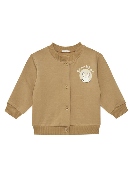 United Colors Of Benetton Суитшърт 35Q2A501F Кафяв Regular Fit за Момчета цена