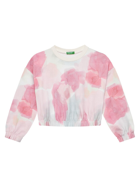 United Colors Of Benetton Суитшърт 35UJC10OB Розов Regular Fit за Момичета цена