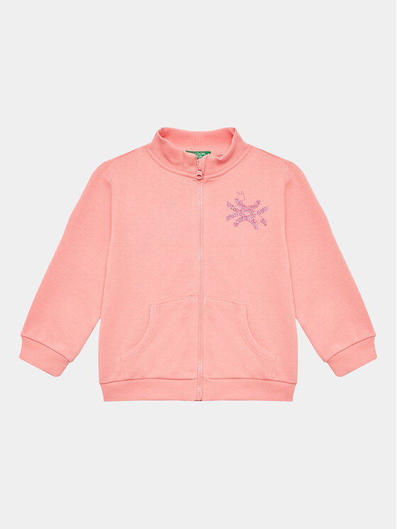 United Colors Of Benetton Суитшърт 3J70G5020 Розов Regular Fit за Момичета цена